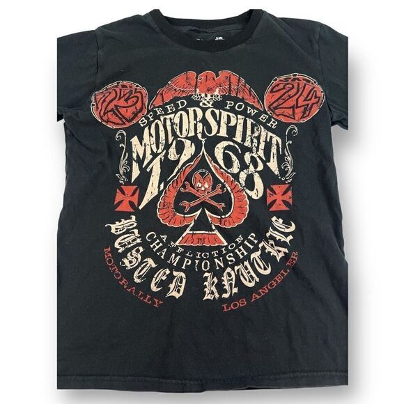 Affliction Motorcycle T Shirt Size Small - Picture 3 of 6